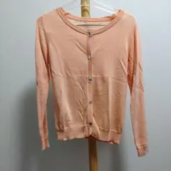 grove グローブ　レースバック 長袖カーディガン