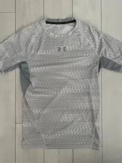 Under Armour コンプレッションアンダーシャツ ホワイト/グレー