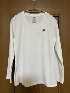 adidas アディダスレディース長袖Tシャツ白・黒2枚セット　Lサイズ