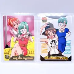週刊少年ジャンプ40周年記念 ナミ ブルマ カード 2枚セット