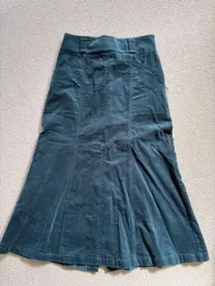 ダークグリーン Mサイズ マーメイドロングスカート