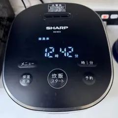SHARP 炊飯器 KS-MC5-B 0.54L 2023年製 10回程使用のサムネイル