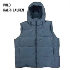 未使用 POLO RALPH LAUREN ダウン ベスト グレー XXL