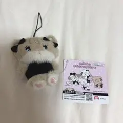 ミッコ　 ぬいぐるみ マスコット　ブラックリボン