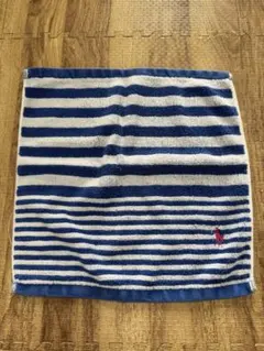 ポロ ラルフ ローレン ハンドタオル(ブルーストライプ)