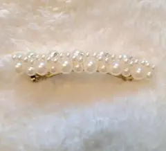 パール ゴールド バレッタ