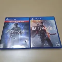 PS4 アンチャーテッド 海賊王と最後の秘宝 & BATTLEFIELD 1