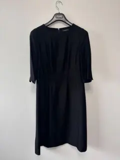 LANVIN NOIR ブラックワンピース&ショートジャケットセット