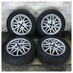 23年製 DUNLOP 165/55R15 スタッドレス ホイール付 4本セット - メルカリ