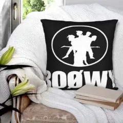 【新品 45×45】BOOWY シルエット クッションカバー ピローケース