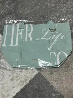 Her lip to トートバッグ グリーン ハリプ 名古屋限定 - メルカリ