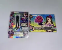 アイカツ 紫吹蘭 ローズボンボンコーデ 2枚セット