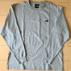 THE NORTH FACE ロングスリーブ ヌプシコットン グレー L
