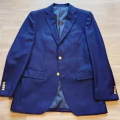 アトリエメイド ネイビーブレザー フランス製アンティーク金ボタン
