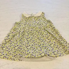 【70cm】 petitmainベビー女の子ワンピース ロンパース チュニック