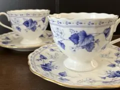NIKKO FINE BONE CHINA ティー カップ・ソーサー 2客セット - メルカリ
