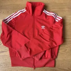 超美品！アディダス トラックジャケット FIREBIRD 赤 キッズ、小柄女性向