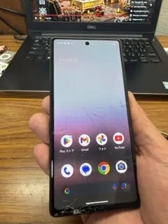 GooglePixel 6a 128GB ひび割れありアクティーべションがOff