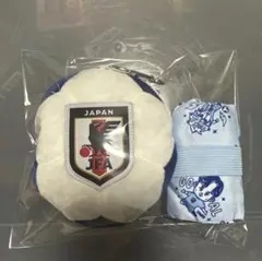 【新品未使用】サッカー日本代表 エコバッグ サッカーボール型ケース付　スリコ