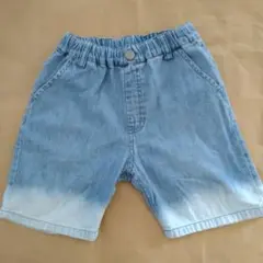 【美品】apres les cours　デニムハーフパンツ 120サイズ