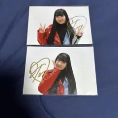 Girls 菱田未渚美 直筆サイン入りフォト フォトホルダーとCD付き