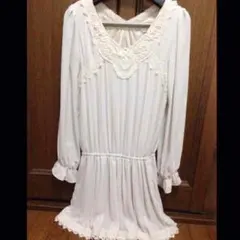 MERCURYDUO❤️ジルバイジルスチュアートプリーツワンピース❤️ホワイト