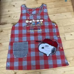 保育士PEANUTS スヌーピー エプロン