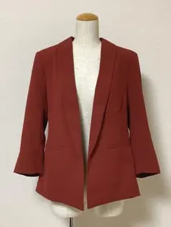 H&M ジャケット レディース アウター ゆったり 赤 テーラード きれいめ