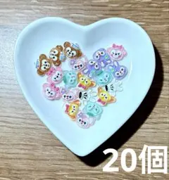 No.11【20個】ディズニーダッフィーフレンズ デコパーツ レジン ネイル