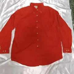 L.L.Bean オレンジ 長袖シャツ Lサイズ