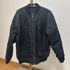 GU 黒　リバーシブル　MA-1
