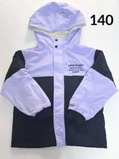 LOVE RABBY フード付き裏ボアジャケット　140