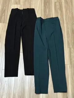 GLOBAL WORK センタープレス　パンツ