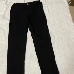 ストレート黒パンツ160cm