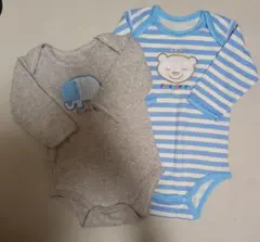 長袖ロンパース　2セット