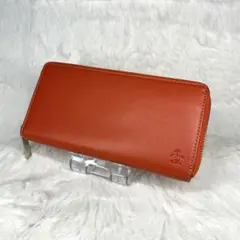 Munsingwear オレンジレザー長財布