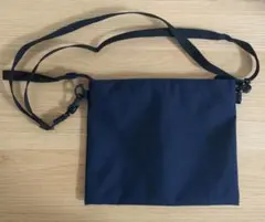 無印良品 ポーチとしても使える 撥水 サコッシュ 黒