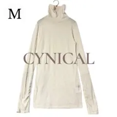 CYNICAL 長袖Tシャツ タートルネック M レディース カットソー 透け感