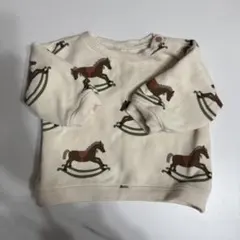 organic zoo ロッキングホース トレーナー　3-6m