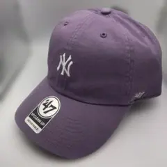 ◆3485 新品未使用　47Brand ニューヨークヤンキース　パープル