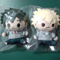 僕のヒーローアカデミア　もっちび　ぬいぐるみ　緑谷出久　爆豪勝己　マスコット