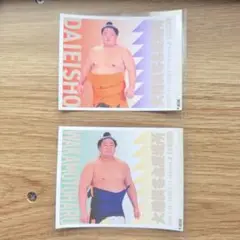 大栄翔・若元春 ステッカー　名古屋場所　レモンスカッシュ