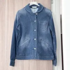 【ほぼ未使用】デニム風ジャケット