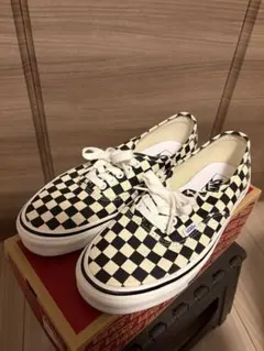VANS チェッカー　オーセンティック44DX　スニーカー　廃盤アナハイム