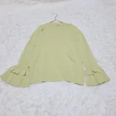 ​Maglie par ef-de 9 袖フリル ニット ピスタチオカラー 春秋のサムネイル