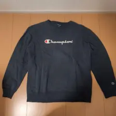 Champion クルーネック トレーナー Lサイズ ダークグレー