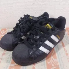 adidas superstar アディダス 24.5 ブラック ホワイトのサムネイル