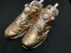 Reebok インスタポンプフューリー ゴールド 27センチ