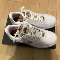 新品未使用Nike Air Force 1 ホワイト/シルバー 23cm
