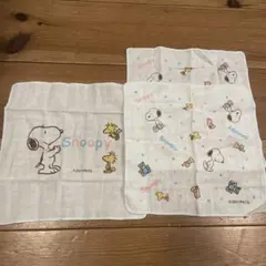 スヌーピー　ガーゼ　ハンカチ　赤ちゃん